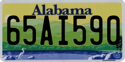 AL license plate 65AI590