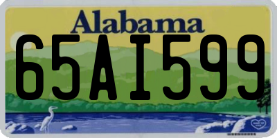 AL license plate 65AI599