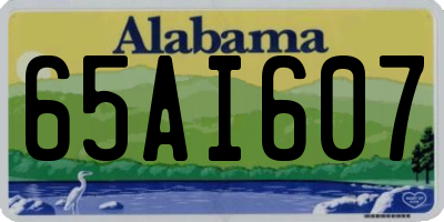 AL license plate 65AI607