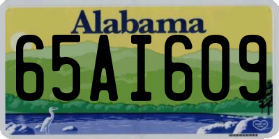 AL license plate 65AI609