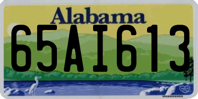 AL license plate 65AI613