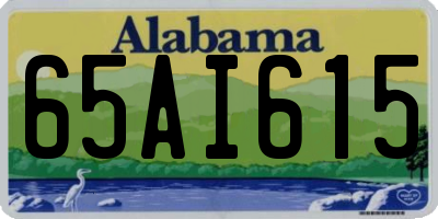 AL license plate 65AI615