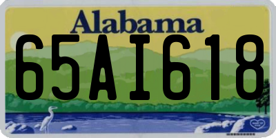 AL license plate 65AI618