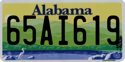 AL license plate 65AI619
