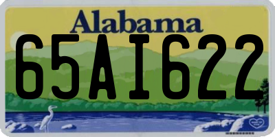 AL license plate 65AI622