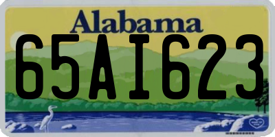 AL license plate 65AI623