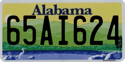 AL license plate 65AI624