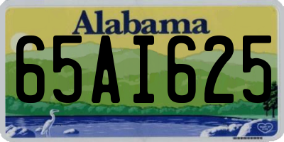AL license plate 65AI625