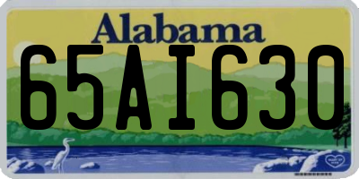 AL license plate 65AI630