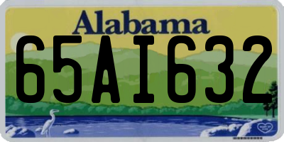 AL license plate 65AI632