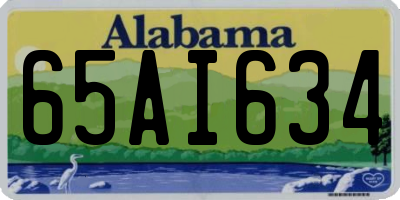 AL license plate 65AI634