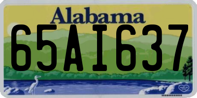AL license plate 65AI637