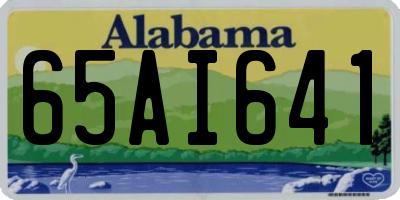 AL license plate 65AI641