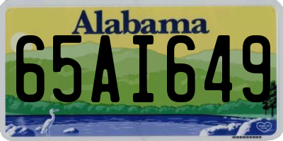 AL license plate 65AI649