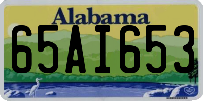 AL license plate 65AI653