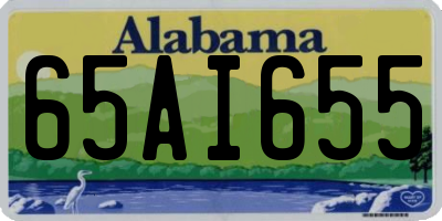 AL license plate 65AI655