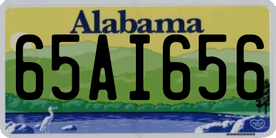 AL license plate 65AI656