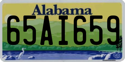 AL license plate 65AI659
