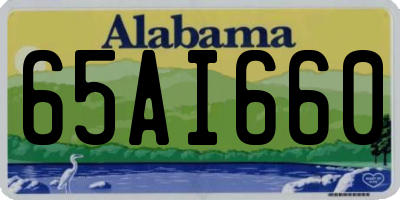 AL license plate 65AI660