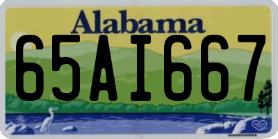 AL license plate 65AI667