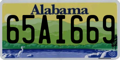 AL license plate 65AI669