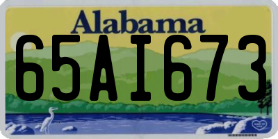 AL license plate 65AI673