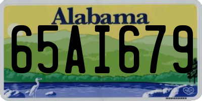 AL license plate 65AI679