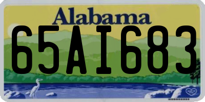 AL license plate 65AI683