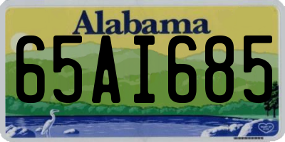 AL license plate 65AI685