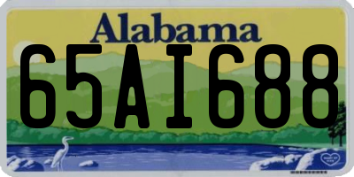 AL license plate 65AI688