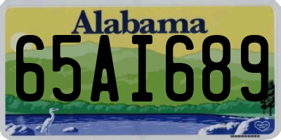 AL license plate 65AI689