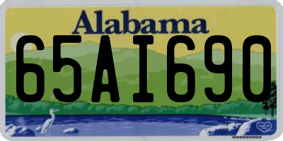 AL license plate 65AI690