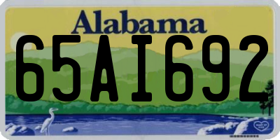 AL license plate 65AI692