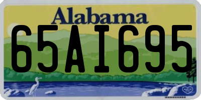 AL license plate 65AI695