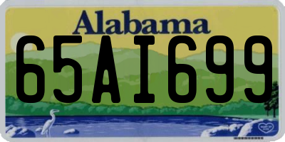 AL license plate 65AI699
