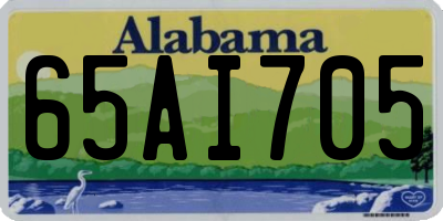 AL license plate 65AI705