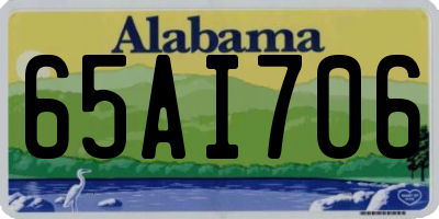 AL license plate 65AI706