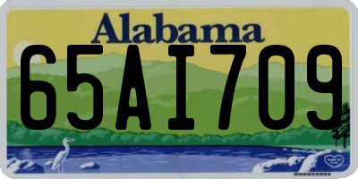 AL license plate 65AI709
