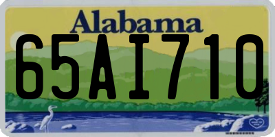 AL license plate 65AI710