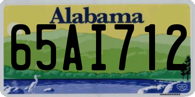 AL license plate 65AI712