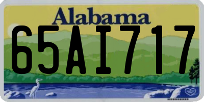 AL license plate 65AI717