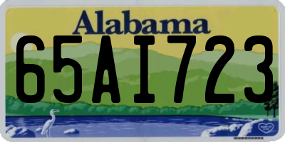AL license plate 65AI723