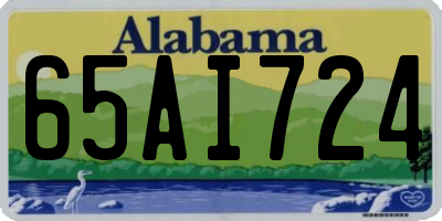 AL license plate 65AI724
