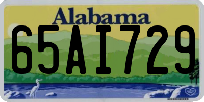 AL license plate 65AI729