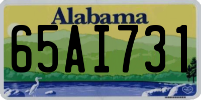 AL license plate 65AI731