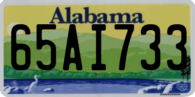 AL license plate 65AI733