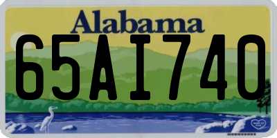 AL license plate 65AI740