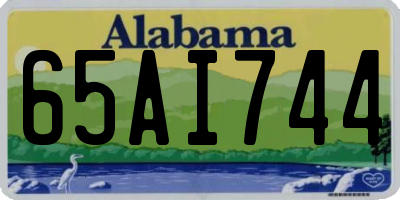AL license plate 65AI744