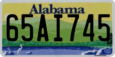 AL license plate 65AI745