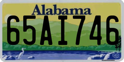 AL license plate 65AI746